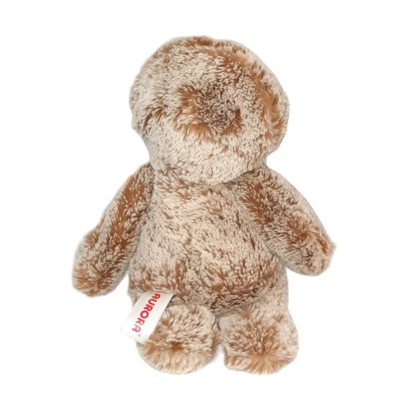 2021 Aurora Sweet And Soft Sloth Tan Cream Plush BeanBag Stuffed Animal Toy 10" - Picture 3 of 5